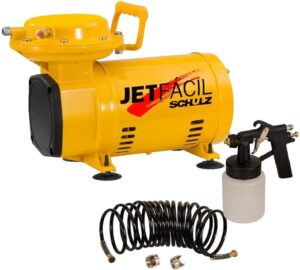 Compressor de Ar Direto Baixa Pressão 2,3 Pés com 2 Acessórios JET FÁCIL É Bom