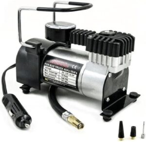 Mini Compressor de Ar Veicular Profissional Portátil 12V 150 PSI É Bom