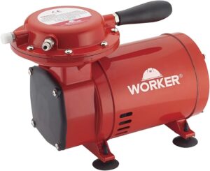 Compressor de Ar Worker Direto Bivolt com Acessórios para Pintura É Bom